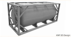 Tankcontainer Standard 20� Fu� neutral silber* - KM1 200357 Spur 1