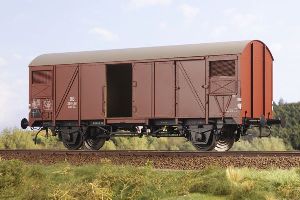 G�terwagen GMS 54 braun DB EpIIIa - KM1 205401B Spur 1