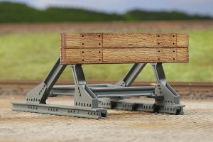 Rawie Prellbock mit doppelter Pufferbohle - KM1 300113B Spur 1