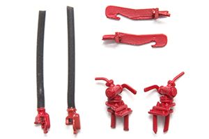 Bremsschl�uche, kuppelbar, flexibel, rot - KM1 400478 Spur 1