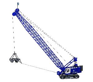 H0 LIEBHERR 883 mit Greifer f - Kibri 13036 1:87