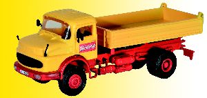 H0 MB Rundhauber mit Kipp-Pri - Kibri 14100 1:87