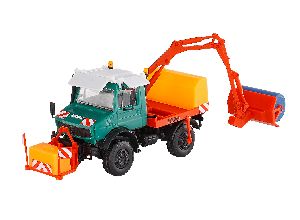 H0 UNIMOG EURO II mit Tunnelb�rste - Kibri 14989 1:87