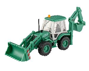 H0 Baggerlader JCB 4CX 4x4x4 - Kibri 15217 1:87