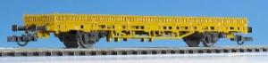 H0 Niederbordwagen, gelb - Kibri 16200 Spur H0
