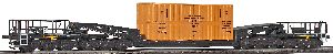 H0 Schienentiefladew Uebersee - Kibri 16510 Spur H0
