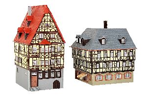 N Hohes Haus und Eckhaus - Kibri 37101 Spur N