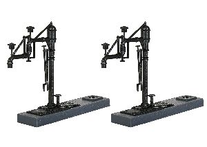 N Wasserkraene mGelenkausl2ST - Kibri 37462 Spur N