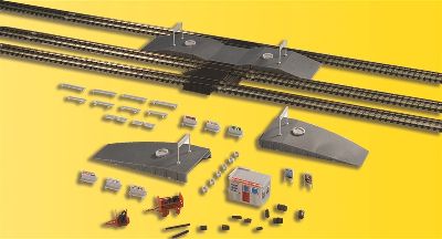 N Deko-Set rund um den Bahnst - Kibri 37755 Spur N