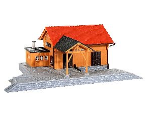 N Gueterschuppen Sondernau - Kibri 37804 Spur N