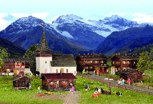 H0 Set Sertig-Doerfli - Kibri 38010 Spur H0