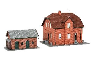 H0 Siedlungshaus Bottrop mit - Kibri 38190 Spur H0