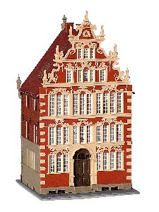 H0 Patrizierhaus in Stade - Kibri 38377 Spur H0