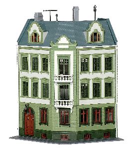 H0 Haus am Elbenplatz - Kibri 38385 Spur H0