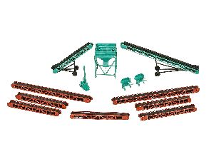 H0 Deko-Set Foerderbaender un - Kibri 38606 Spur H0