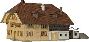 H0 Bauernhaus Tannenhof - Kibri 38804 Spur H0