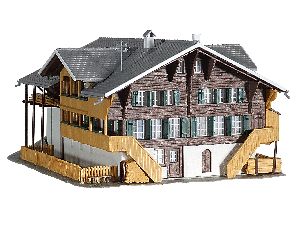 H0 Bauernhof Simmental - Kibri 38807 Spur H0