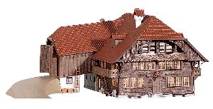 H0 Bauernhof im Emmental - Kibri 38808 Spur H0
