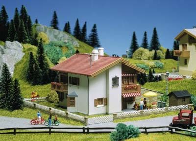 H0 Haus Casanna in Davos - Kibri 38816 Spur H0