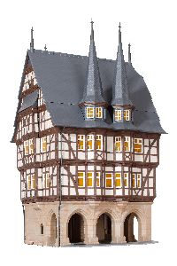 H0 Rathaus Alsfeld - Kibri 38900 Spur H0