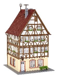 H0 Fachwerkhaus am Markt in M - Kibri 38903 Spur H0