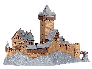 H0 Burg Falkenstein in Kaernt - Kibri 39010 Spur H0