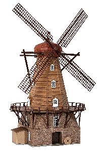 H0 Windmuehle in Hammarlunda - Kibri 39151 Spur H0