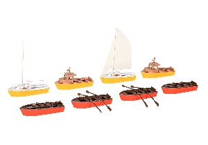 H0 Set Boote - Kibri 39159 Spur H0