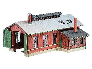H0 Lokschuppen Eschbronn, ein - Kibri 39436 Spur H0