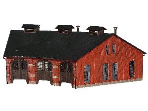 H0 Ringlokschuppen Ottbergen, - Kibri 39452 Spur H0