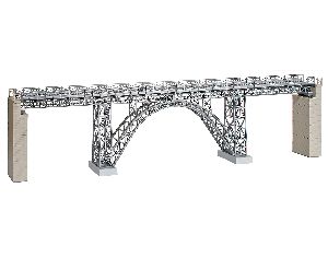 H0 Stahltraeger-Viadukt Mueng - Kibri 39704 Spur H0