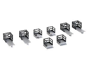 H0 Konsolentr. m.Gelaender - Kibri 39754 Spur H0