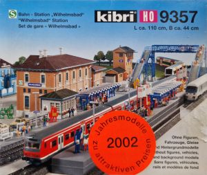 S-Bahnstation Wilhelmsbad Set - Kibri 9357 Spur H0
