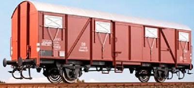 Ged. G�terwagen Glmmhs 57, DB, alu - Kiss 220099 Spur 0