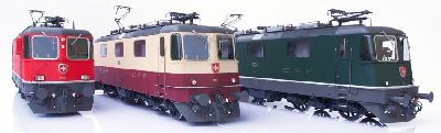 E-Lok SBB Re 4/4 II Bern Bourret rund ohne Klima - Kiss 510602 Spur 1