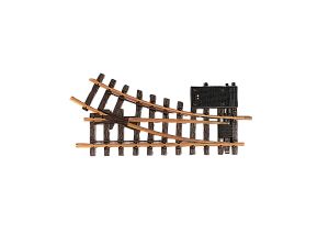Weiche rechts elektrisch, R1 30 Grad - LGB 12050 Spur 2m / G
