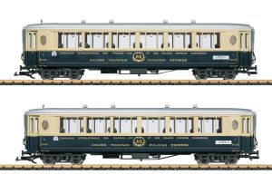 Salonwagen-Set Golden Pass MO - LGB 36660 Spur 2m