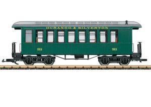 US-Personenwagen D&S gr�n 311 - LGB 36821 Spur 2m