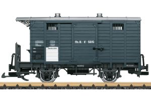 Gedeckter G�terwagen RhB - LGB 45302 Spur 2m