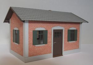 Nebengeb�ude mit Ziegelfassade - Laffont E1601 Spur 1