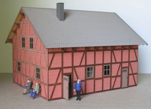 Fachwerk-Bauernhaus in Ziegelausf�hrung - Laffont E502 Spur 1
