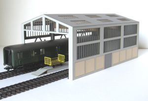 Bahnposthalle - Laffont H5401 Spur H0