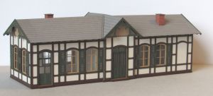 Fachwerk-Bahnhof Thalhausen - Laffont H8501 Spur H0