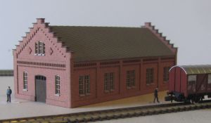 Maschinenhalle dunkelorange - Laffont N311 Spur N