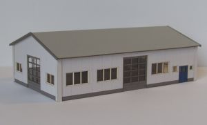 Gewerbehalle mit Rolltoren - Laffont N3301 Spur N