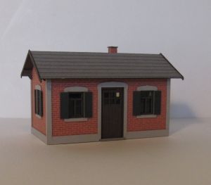 Nebengeb�ude mit Ziegelfassade - Laffont T1601 Spur TT