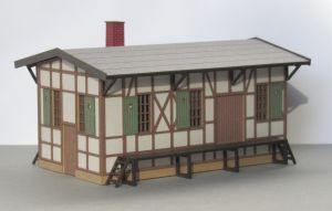 Fachwerk-G�terschuppen verputzt - Laffont T5901 Spur TT