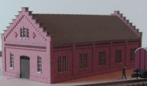 Maschinenhalle dunkelrot - Laffont Z301 Spur Z