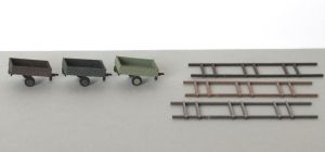 Wagenbeladung 3 landwirtschaftliche Anh�nger - Laffont Z5201 Spur Z
