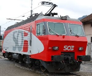 E-Lok Re 446 016 SOB rot - Lematec H0-202/5 Spur H0